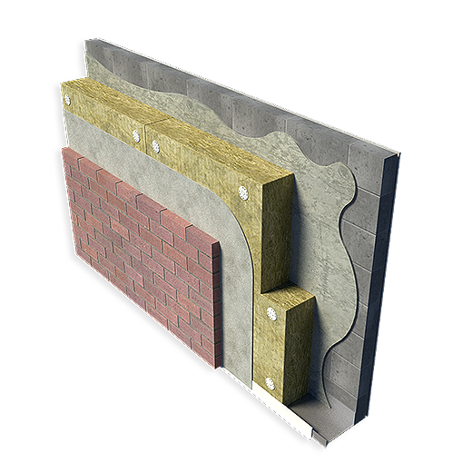 Brickshield Brick Slips and Mortar Outer Leaf - ROCKWOOL BIM MODEL searcher