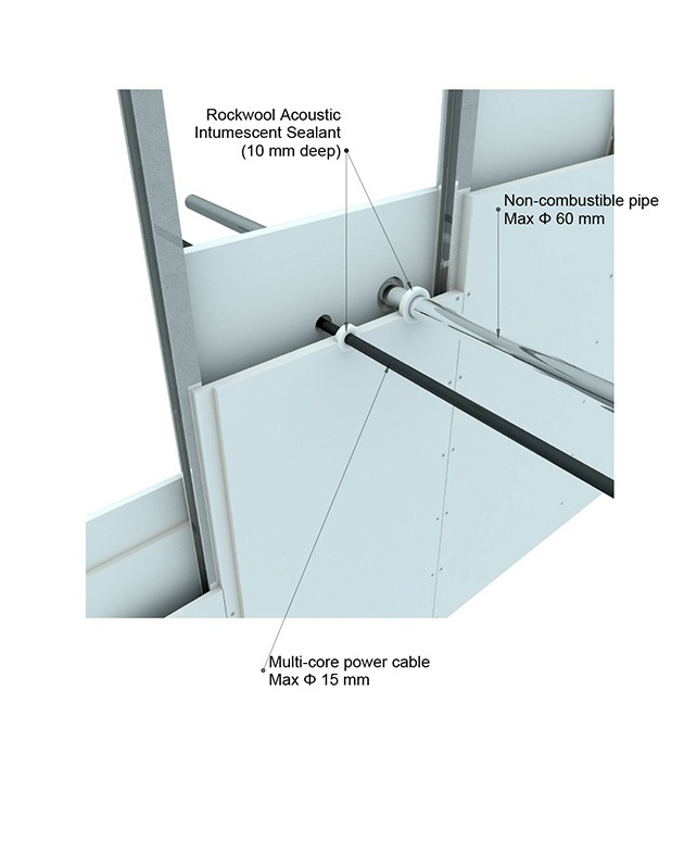 Firestop Acoustic Intumescent Sealant ROCKWOOL BIM MODEL searcher